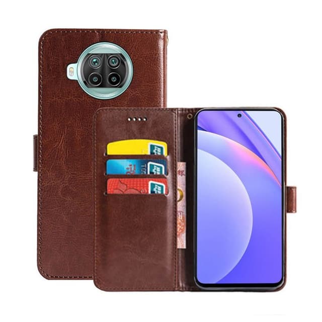Wallet Cover 3-kort Xiaomi Mi 10T Lite  - brun