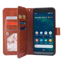 DoubleFlip Flexi 9-kort Doro 8050 (5.7")  - brun