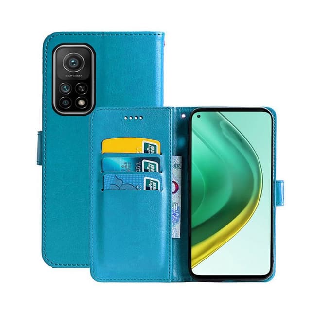 Wallet Cover 3-kort Xiaomi Mi 10T  - Lyseblå