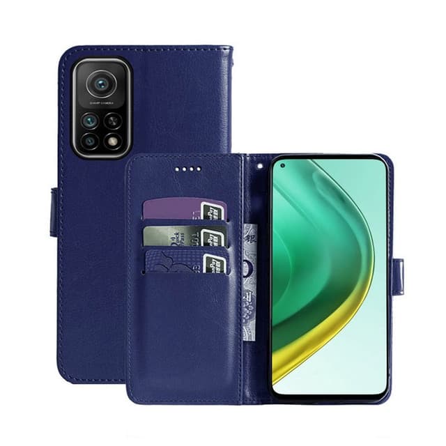 Lommebokdeksel 3-kort Xiaomi Mi 10T Pro  - Mørke blå