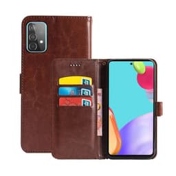 Mobilplånbok 3-kort Samsung Galaxy A52 5G  - Brun