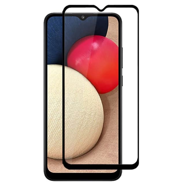 5D glas skærmbeskytter Samsung Galaxy A02s