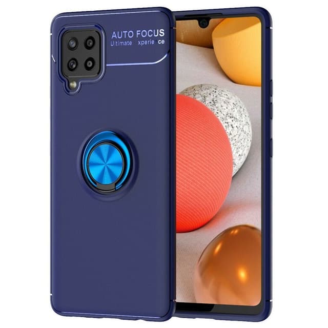 Slim Ring kotelo Samsung Galaxy A42  - sininen
