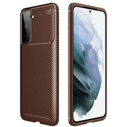 Carbon silikon skal Samsung Galaxy S21 Plus  - Brun