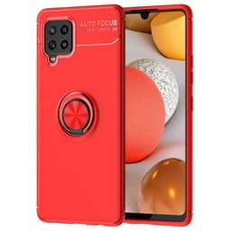 Slim Ring cover Samsung Galaxy A42  - rød