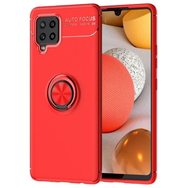 Slim Ring cover Samsung Galaxy A42  - rød