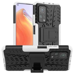 Stødbestandigt cover med stativ Xiaomi Mi 10T / 10T Pro  - hvid
