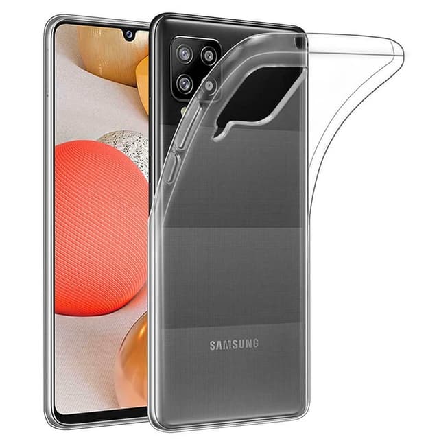 Silikonikotelo läpinäkyvä Samsung Galaxy A42