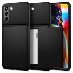 Spigen Samsung Galaxy S21 Skal Slim Armor CS Svart