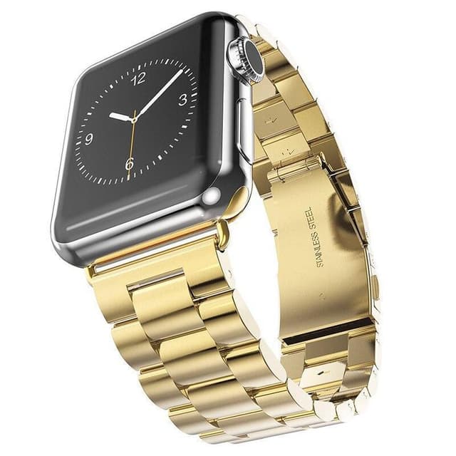 SKALO Teräsranneke Apple Watch 42/44/45/49mm - Kulta