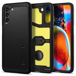 Spigen Samsung Galaxy S21 Suojakuori Tough Armor Musta