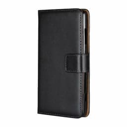 SKALO Xiaomi Mi 10T/10T Pro Plånboksfodral Äkta Skinn - Svart
