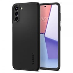Spigen Samsung Galaxy S21 Suojakuori Thin Fit Musta