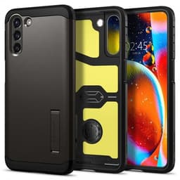 Spigen Samsung Galaxy S21 Deksel Tough Armor Gunmetal