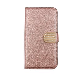 Glitter design Plånboksfodral till iPhone 12 Pro Max - Roséguld