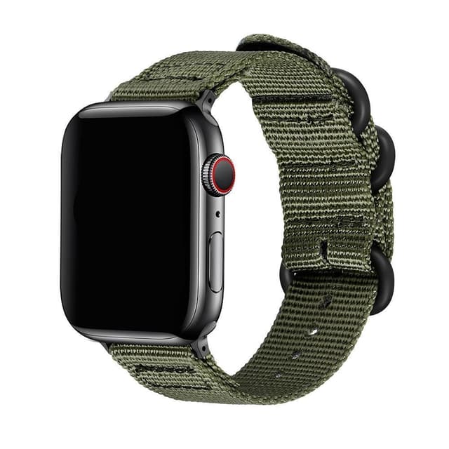 SKALO Nato Ranneke Nailona Apple Watch 42/44/45/49mm - Vihreä