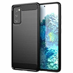SKALO Samsung S20 FE Armor Carbon Stöttåligt TPU-skal - Svart