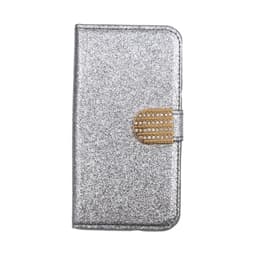 Glitter design Plånboksfodral till Samsung S20 FE - Silver