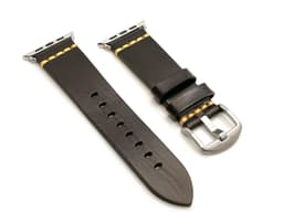 Apple Watch Äkta Skinn Armband 38/40/41mm - Svart