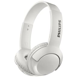 Philips Bass+ trådløse on-ear hovedtelefoner - hvid
