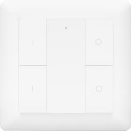 HeatIt Z-Push-bryter med 4 knapper (hvit)