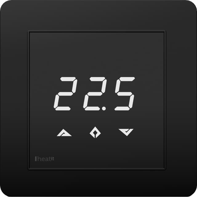HeatIt Z-TRM3 termostat (svart)