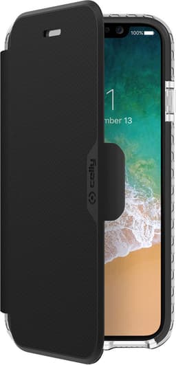 Celly Hexalite cover til iPhone X/Xs (sort)