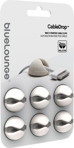 BlueLounge CableDrop kabelholdere CD-WH (hvite)