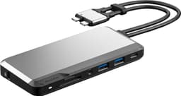 Alogic Dual USB-C Super 10-i-1 dockningsstation