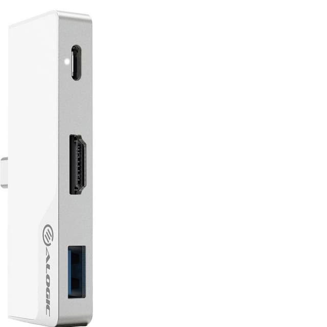 Alogic Nano Mini USB-C dockingstasjon (sølv)
