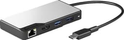 Alogic Fusion Alpha 5-i-1 USB-C dockingstasjon (stellargrå)