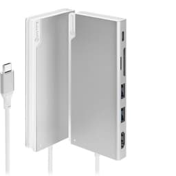 Alogic Ultra Uni USB-C telakointiasema (hopea)