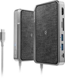 Alogic Ultra Wave USB-C dockingstasjon (stellargrå)