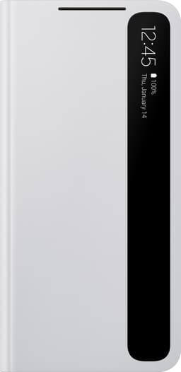 Samsung Galaxy S21 Clear View cover (lysegrå)