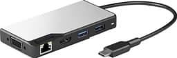 Alogic Fusion Max 6-i-1 USB-C dockningsstation (rymdgrå)