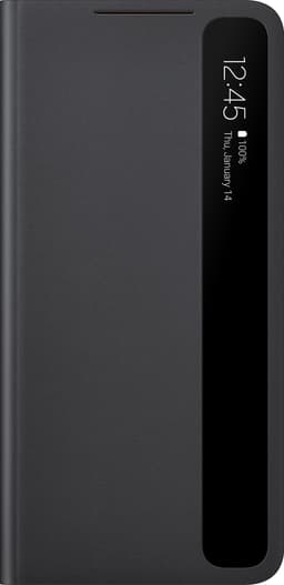 Samsung Galaxy S21 Plus Clear View deksel (sort)