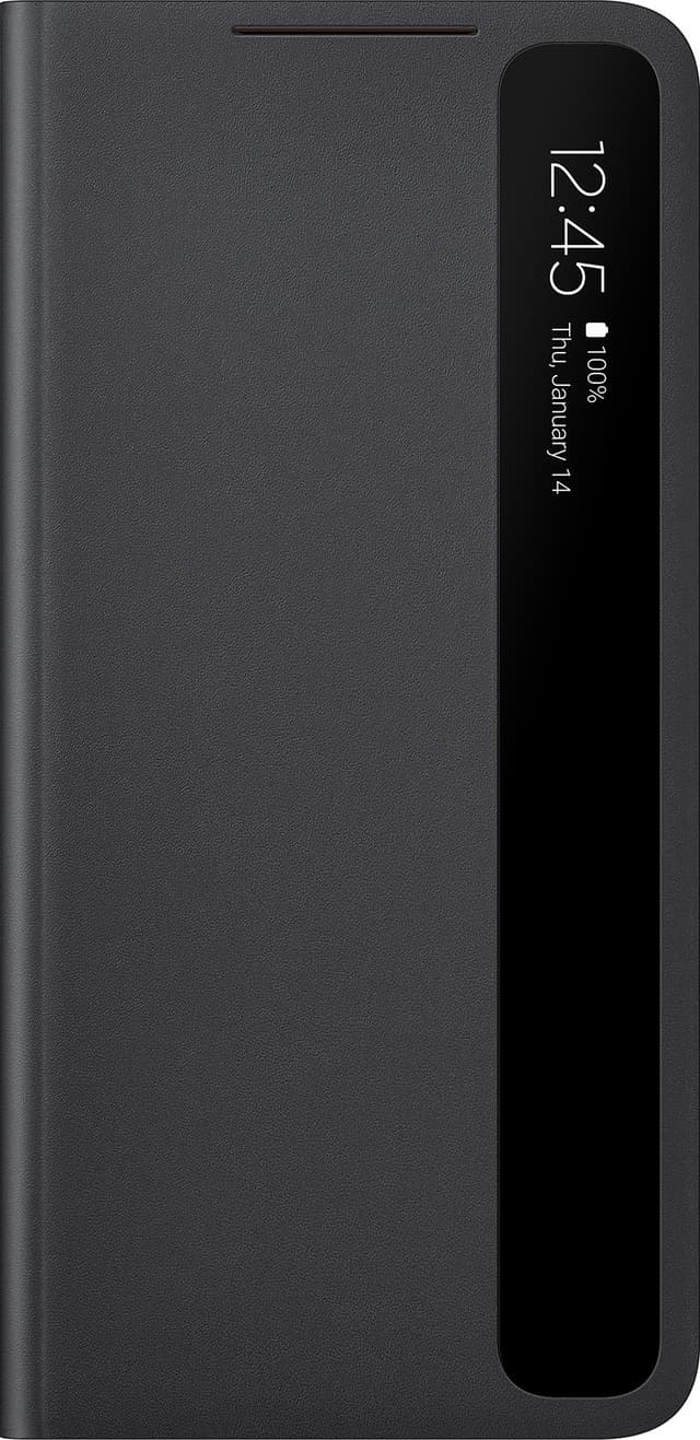 Samsung Galaxy S21 Plus Clear View fodral (svart)