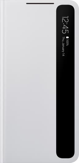 Samsung Galaxy S21 Plus Clear View fodral (ljusgrå)