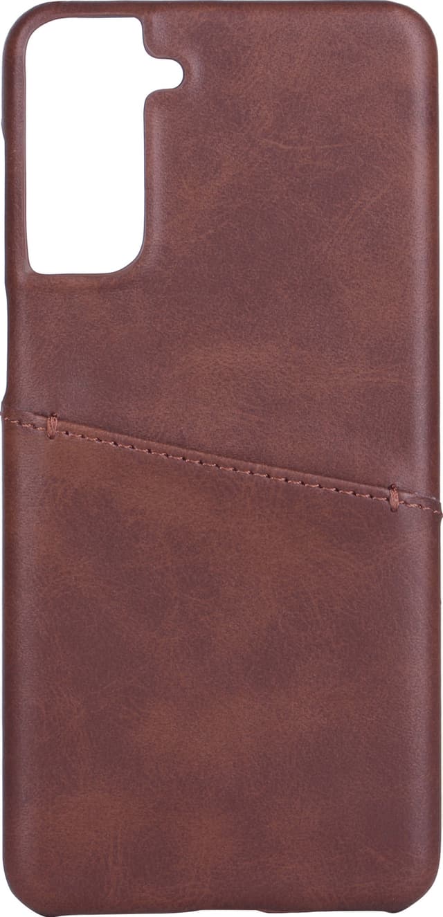 Onsala Samsung Galaxy S21 Plus läderfodral (brunt)