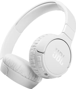 JBL Tune 660NC trådlösa on-ear hörlurar (vit)