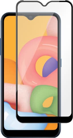 Panzer Full-Fit Samsung Galaxy A02s skärmskydd (svart)