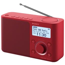 Sony DAB+ radio XDR-S61 (röd)