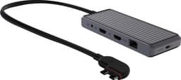 Unisynk 10 Port Dual Screen Hub adapter til Mac (space grey)