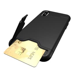 iPhone XR | Armor skal | Korthållare - Svart