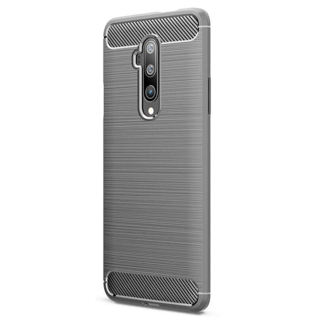 Stöttåligt Armor Carbon TPU-skal Oneplus 7T Pro - Grå