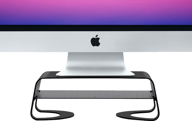 Twelve South Curve Riser metalstander (sort)
