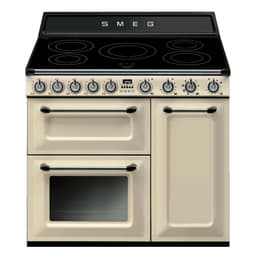 Smeg Victoria induktionsspis TR93IBL (krämvit)