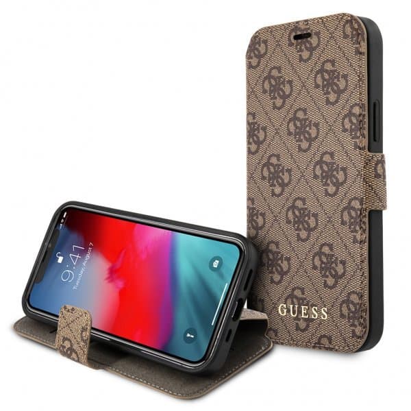 Guess iPhone 12 Pro Max Kotelo 4G Ruskea