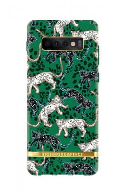 Richmond & Finch Samsung Galaxy S10 Cover Green Leopard
