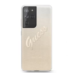 Guess Samsung Galaxy S21 Ultra Kuori Vintage Kulta
